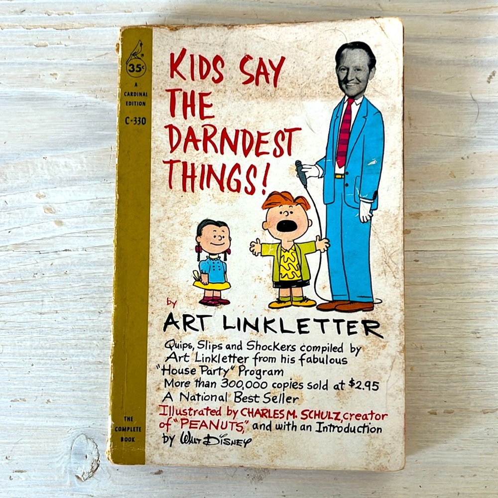 Vintage paperback Kids Say the Darndest Things by Art Linkletter